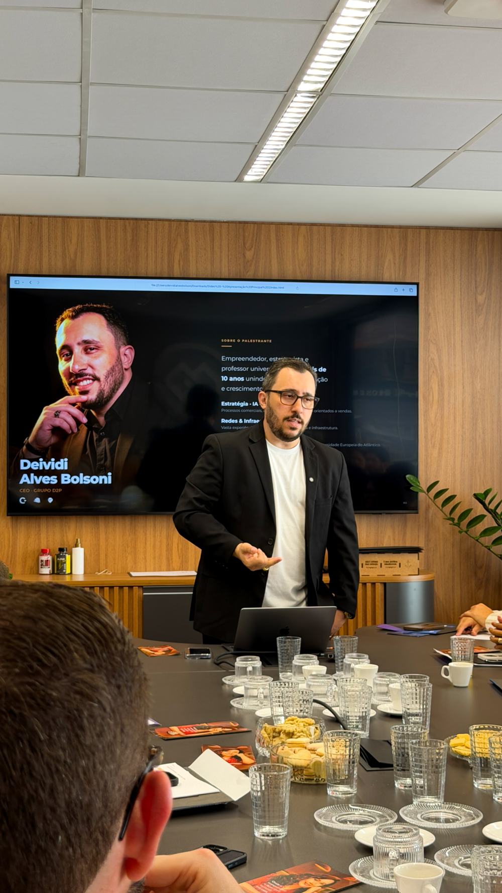 Palestra para empresários